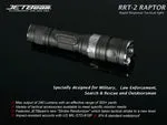 Jetbeam RRT-2 Raptor CREE R2 LED Flashlight - Gray