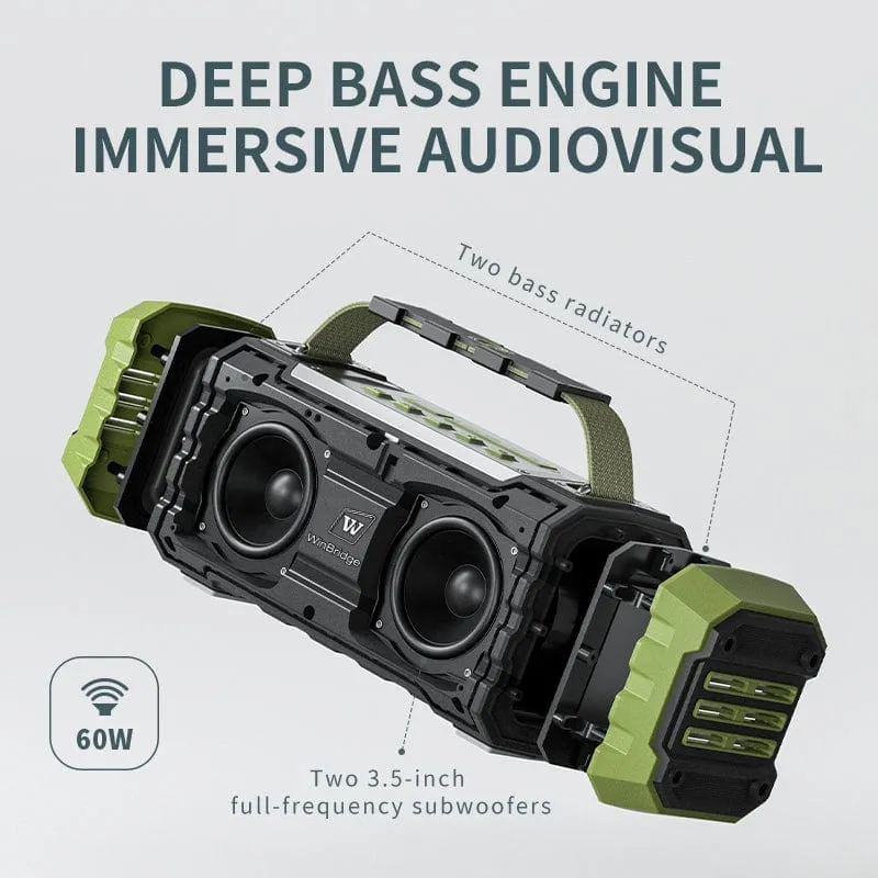 K30 Portable speaker with Wireless microphone for camping and outdoor activity