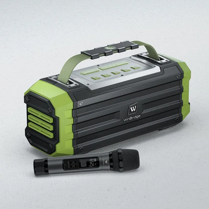 K30 Portable speaker with Wireless microphone for camping and outdoor activity