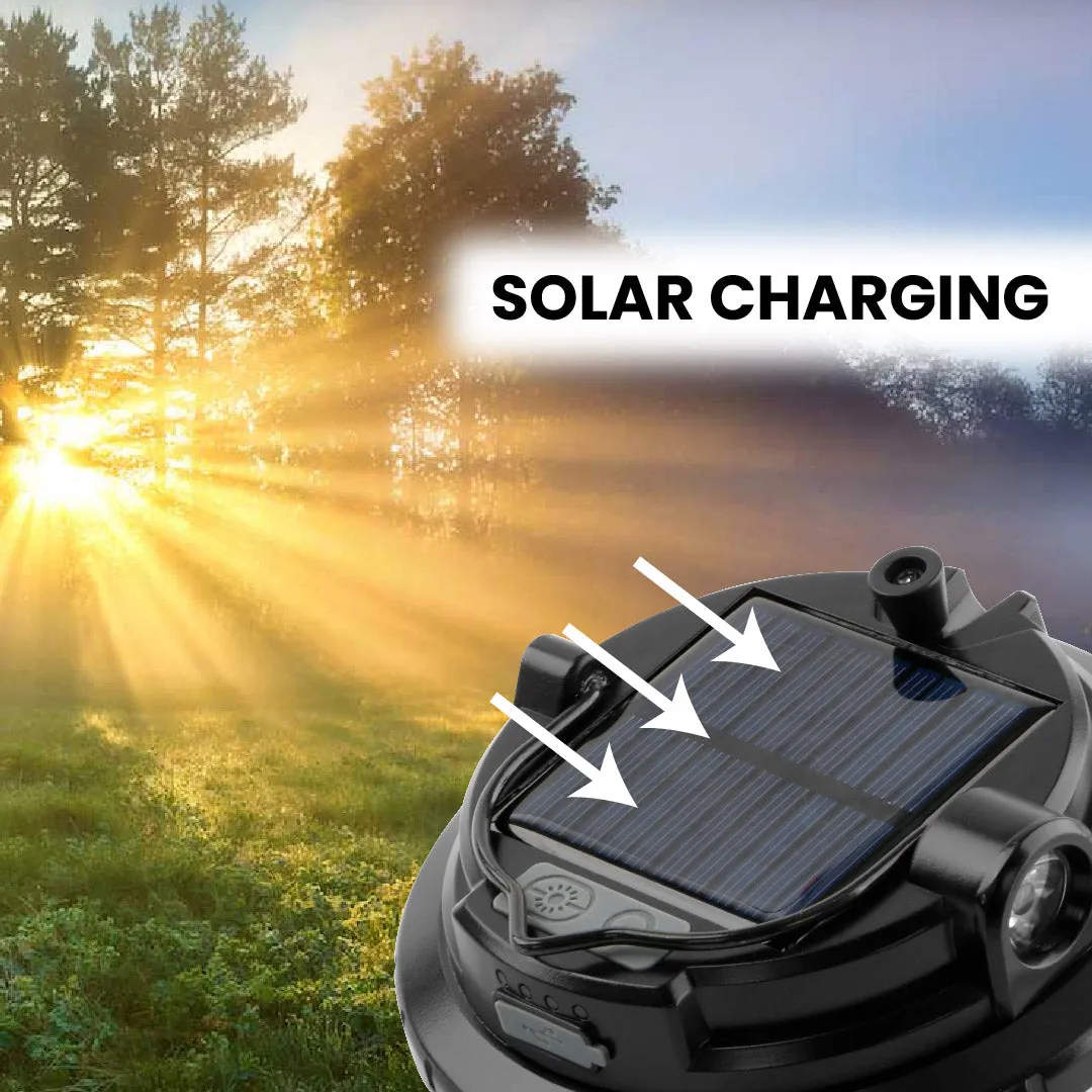 Kleva LeadLights Solar Rechargeable String Lights and Lantern with 9 Modes