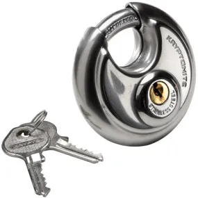 Kryptonite Disc S.S Key Pd-Lk Padlock 70Mm (2 3/4) Stainless Steel Disc Padlock Kryptonite Locks