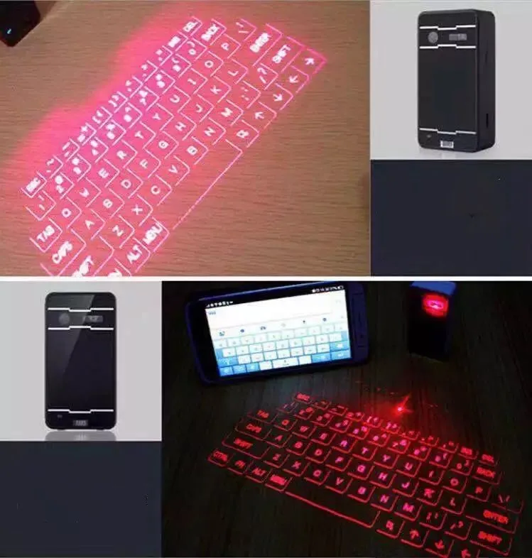 Laser Projection Keyboard Bluetooth Wireless Virtual Projection for office use