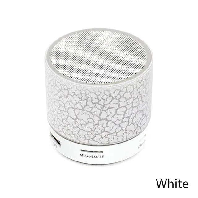 LED Light Crack Wirless Bluetooth Speaker Outdoor Sound Box Small Protable Speaker for All Smartphones MP3 Music Sound Column