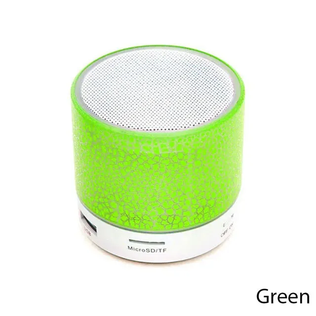 LED Light Crack Wirless Bluetooth Speaker Outdoor Sound Box Small Protable Speaker for All Smartphones MP3 Music Sound Column