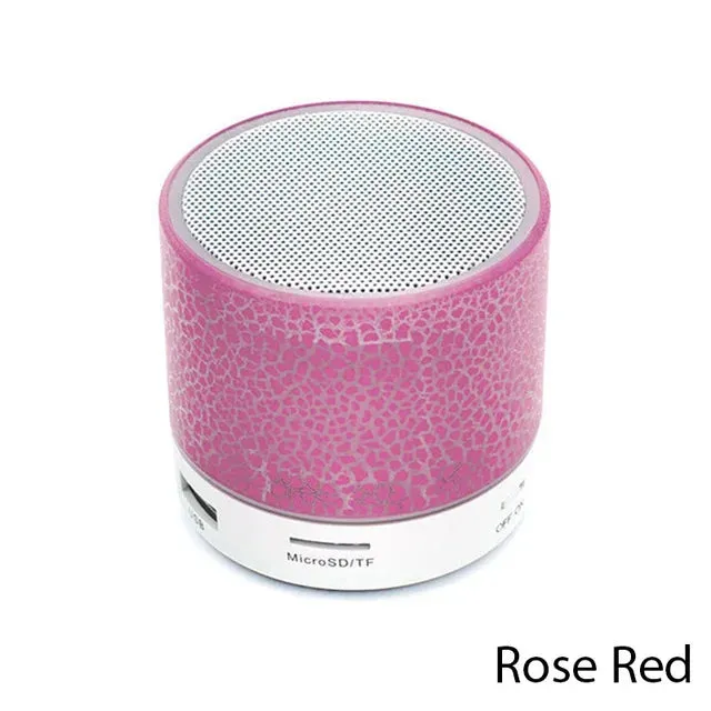 LED Light Crack Wirless Bluetooth Speaker Outdoor Sound Box Small Protable Speaker for All Smartphones MP3 Music Sound Column