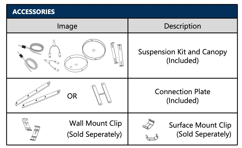 Linear Pendant Architectural Lighting System (End to End Linking, Corner, Cross, and T Connecting Options) 3CCT SWITCHABLE (3000K/4000K/5000K) Dimmable
