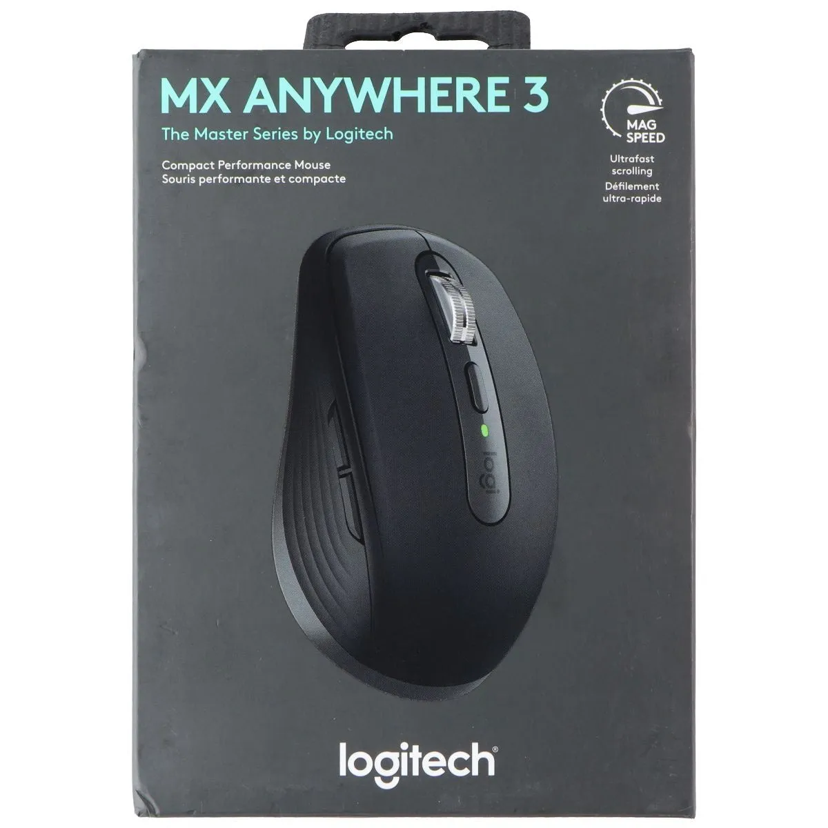Logitech MX Anywhere 3 Compact Performance Wireless Mouse - Graphite