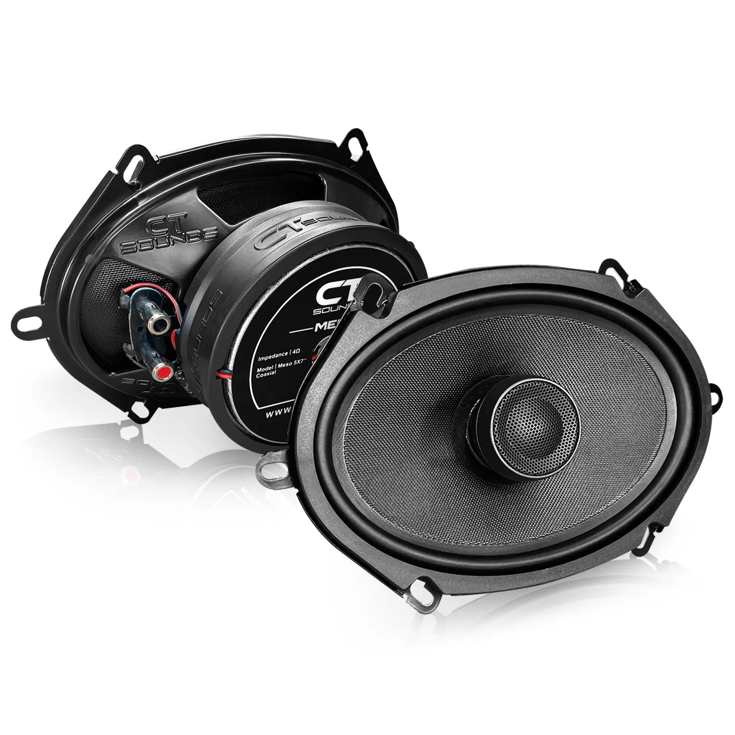 MESO-5X7-COX // 150 Watts RMS 5x7 Inch Car Coaxial Speakers, Pair