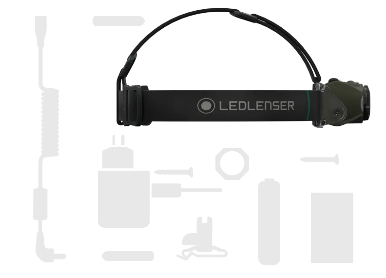 MH8 Black Rechargeable Headlamp