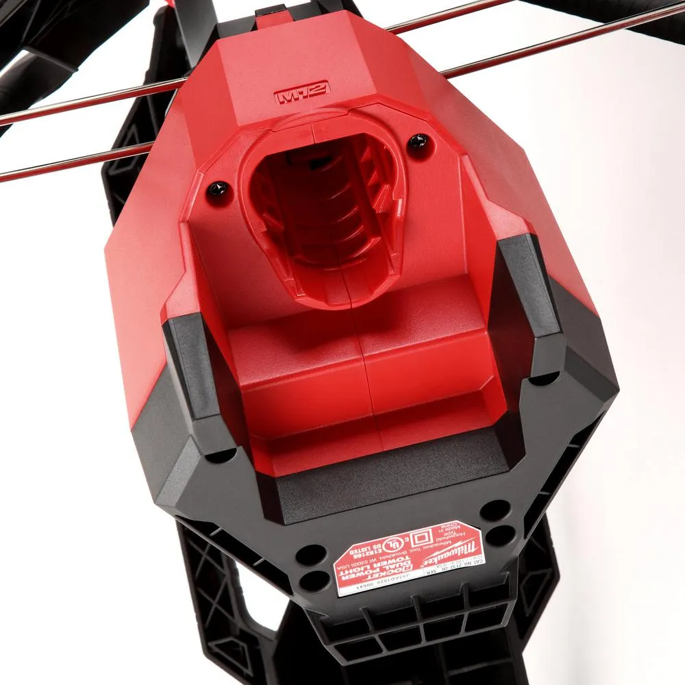 MILWAUKEE 2132-20 M12 12-Volt Lithium-Ion Cordless 1400 Lumen ROCKET LED Stand Work Light (Tool-Only)
