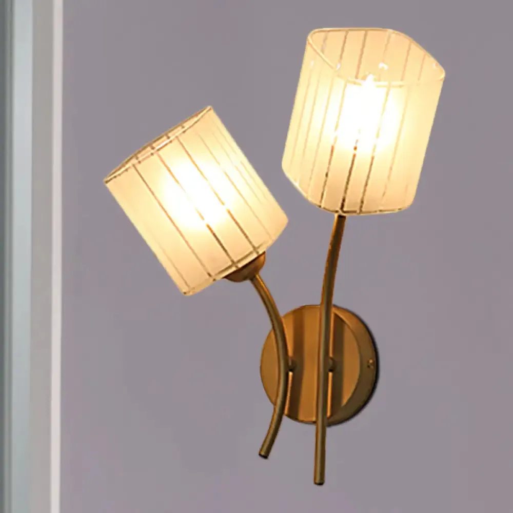 Modern Gold Rectangular Sconce Lamp - Stylish Bedroom Lighting Fixture