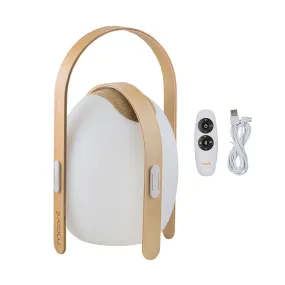 Mooni OVO Mini Speaker Lantern with Wooden Handle