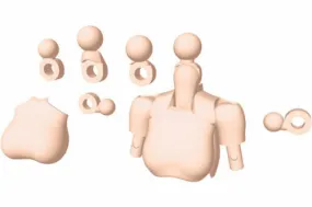 M.S.G Megami Device #01SB Tops Set Skin Color B KP566
