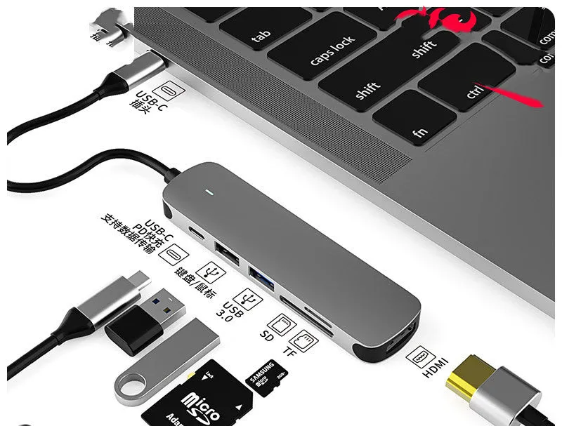 Multi-interface Wireless/Wireline Charging Hub|HDMI Docking Station|Notebook Converter