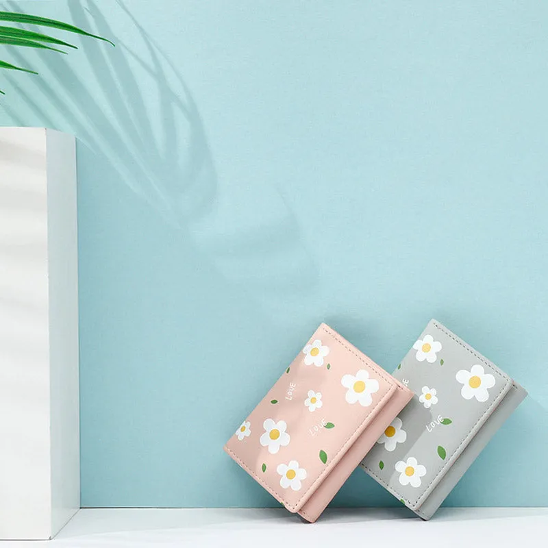 Multifunctional Flower Printing Wallet