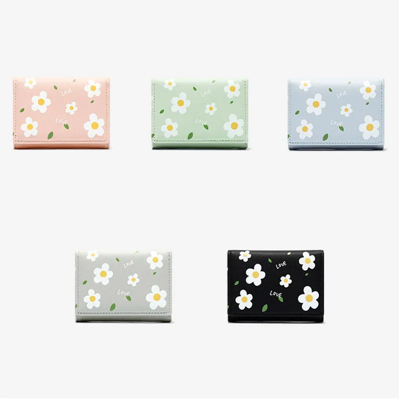 Multifunctional Flower Printing Wallet