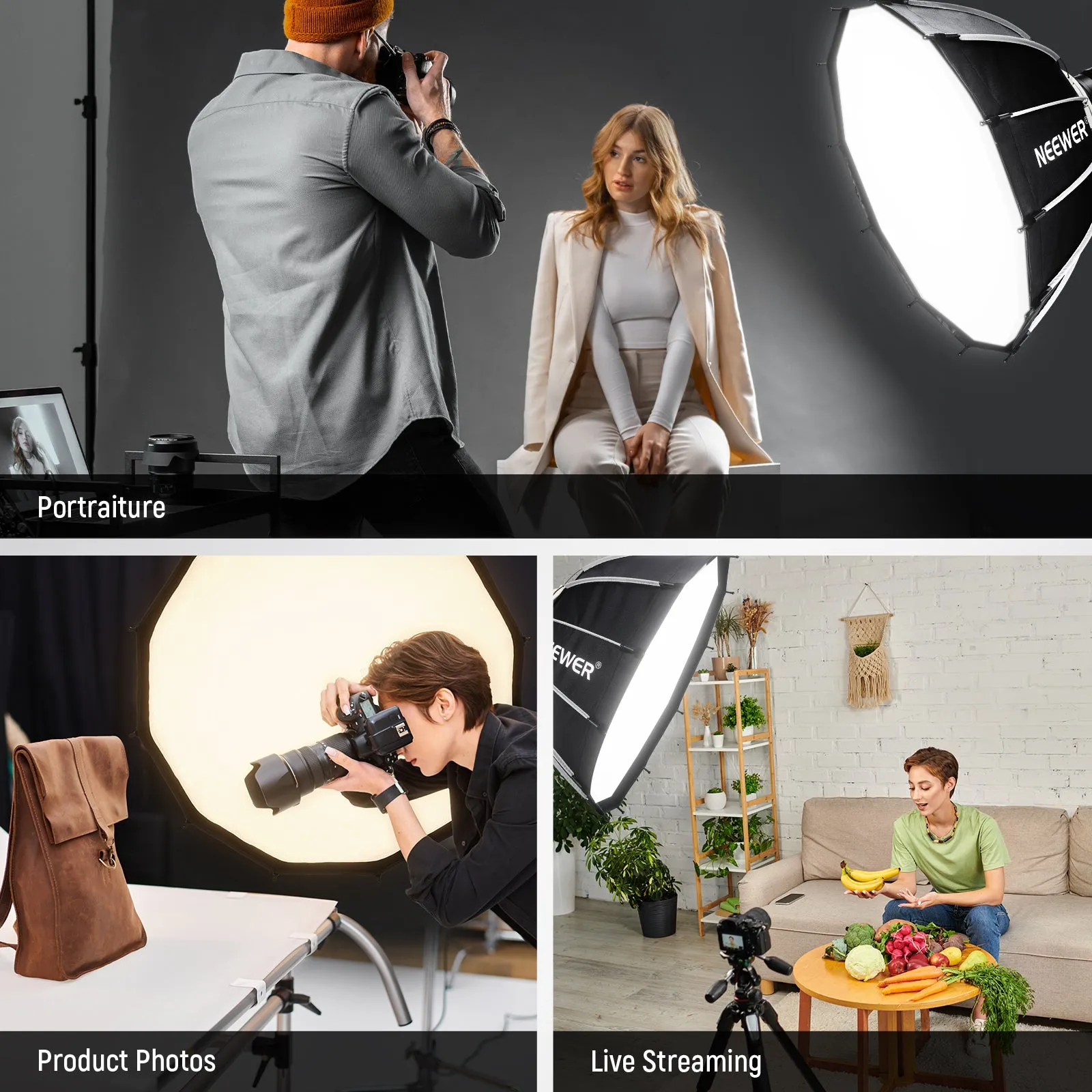 NEEWER NS6P/NS7P Parabolic Softbox Dodecagon