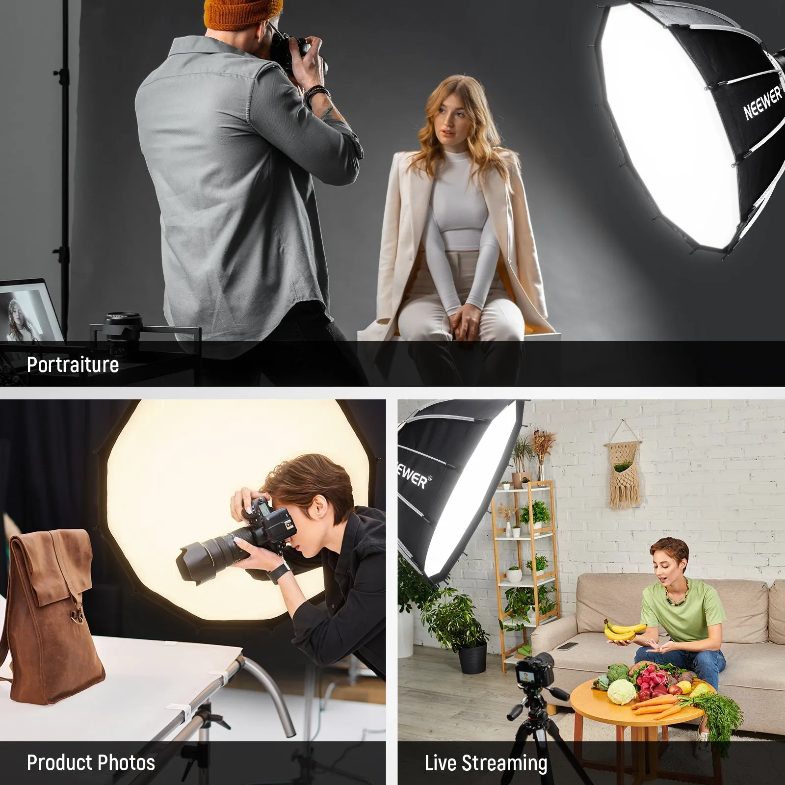 NEEWER NS6P/NS7P Parabolic Softbox Dodecagon