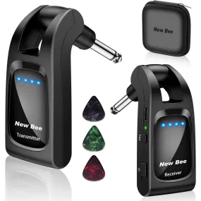 New Bee 2.4GHz Wireless Rechargeable Guitar System with 6 Channels