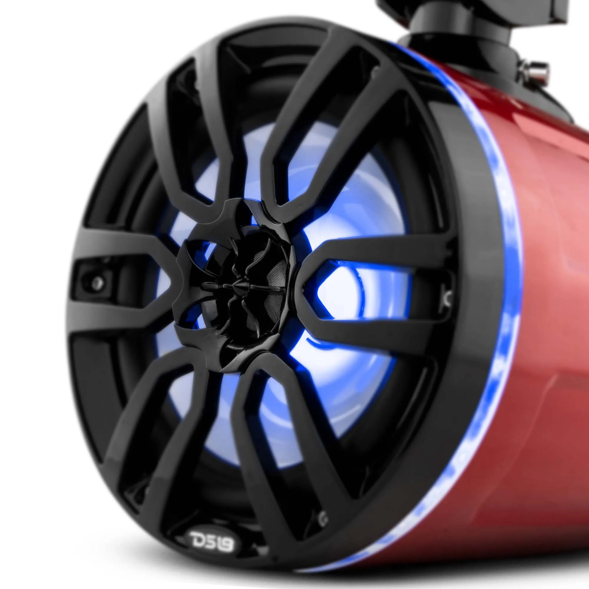 NXL 8" Marine and Powersports Towers LED RGB Lights 125 Watts Rms -Black