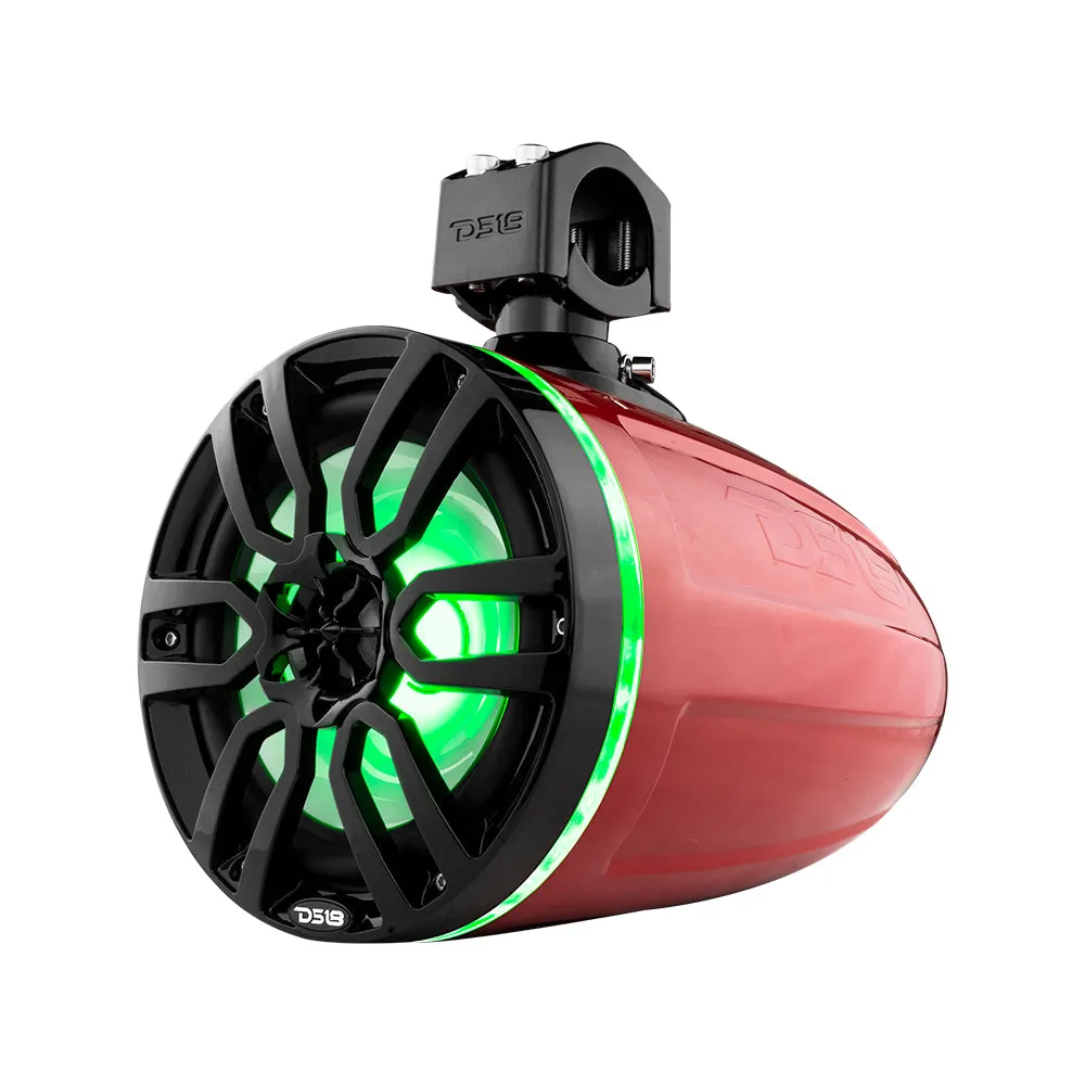 NXL 8" Marine and Powersports Towers LED RGB Lights 125 Watts Rms -Black