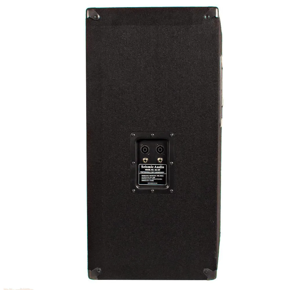 Pair of Empty 15 Inch PA / DJ / Band Speaker Cabinets with Titanium Horns