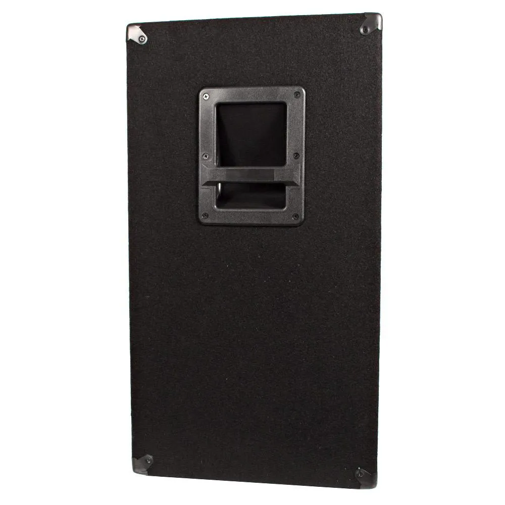 Pair of Empty 15 Inch PA / DJ / Band Speaker Cabinets with Titanium Horns