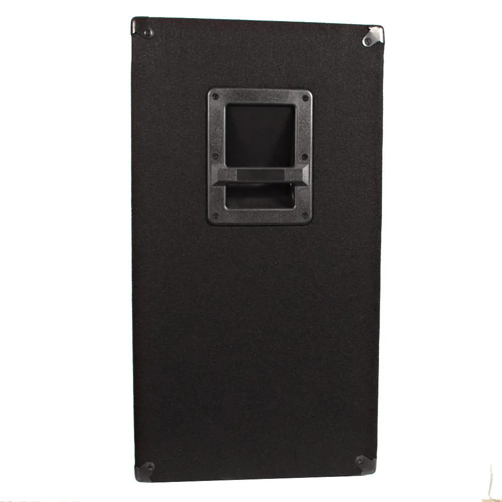 Pair of Empty 15 Inch PA / DJ / Band Speaker Cabinets with Titanium Horns