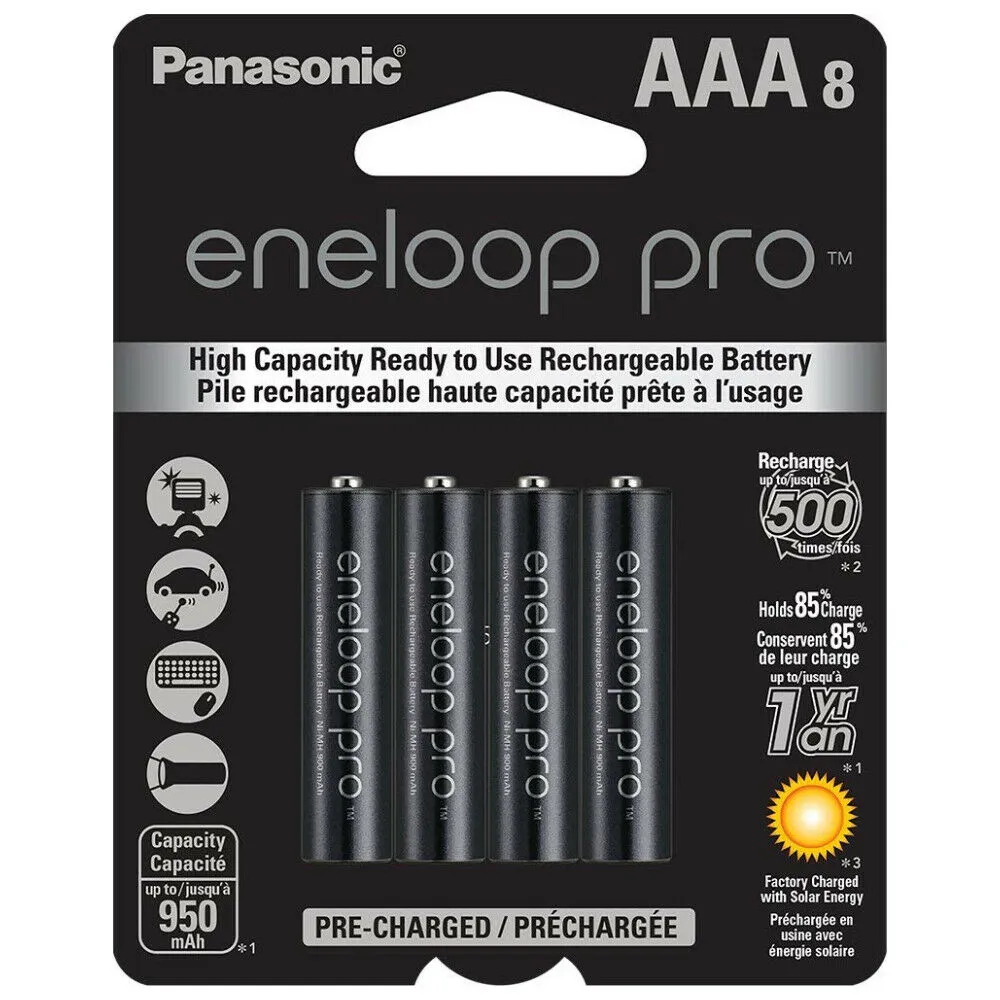Panasonic eneloop pro AAA 8 Pack