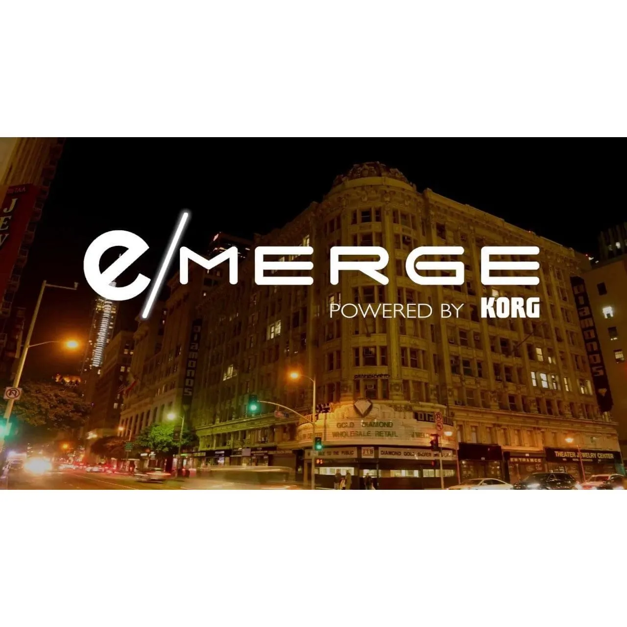 Pearl e-MERGE e-HYBRID Electronic Drum Set Powered by KORG