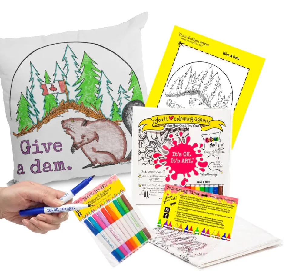 Pillow Colouring Creative Kits