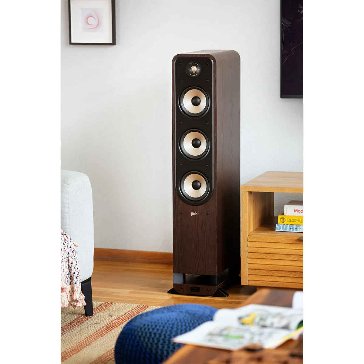 Polk Audio Signature Elite ES60 Hi-Fi Home Theater Floorstanding Speaker - Each (Walnut)