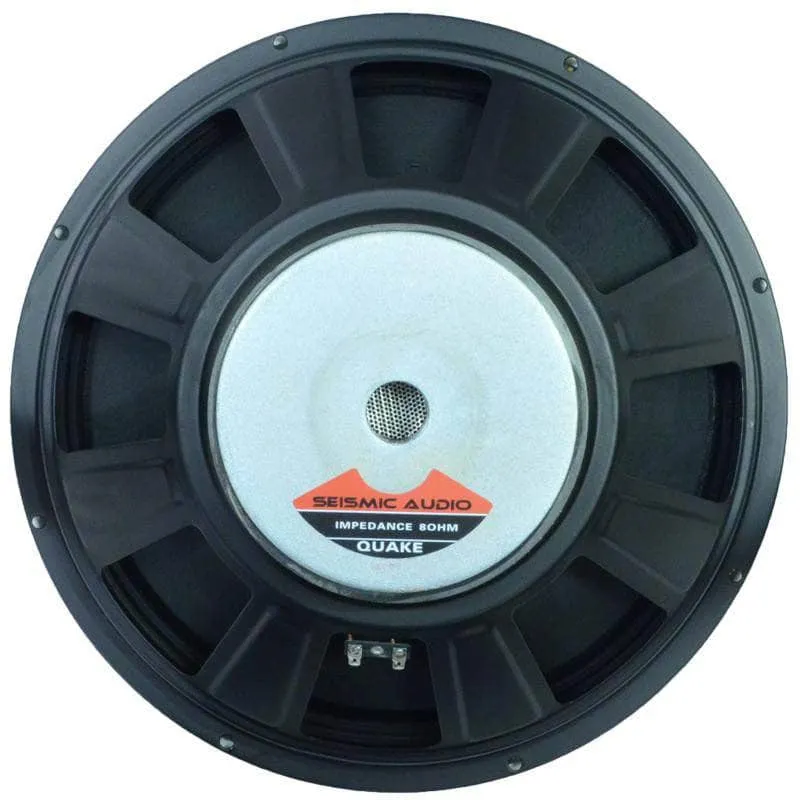 Quake 15" Loudspeaker - 8 Ohm Steel Frame Driver for PA Speakers
