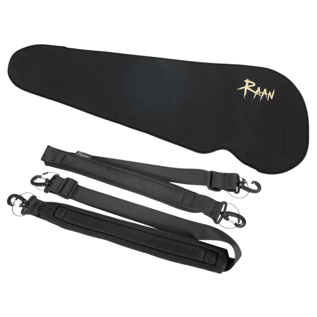 RAAN Shaped Violin Case Sunflower Yellow 1/4-1/2