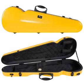 RAAN Shaped Violin Case Sunflower Yellow 1/4-1/2