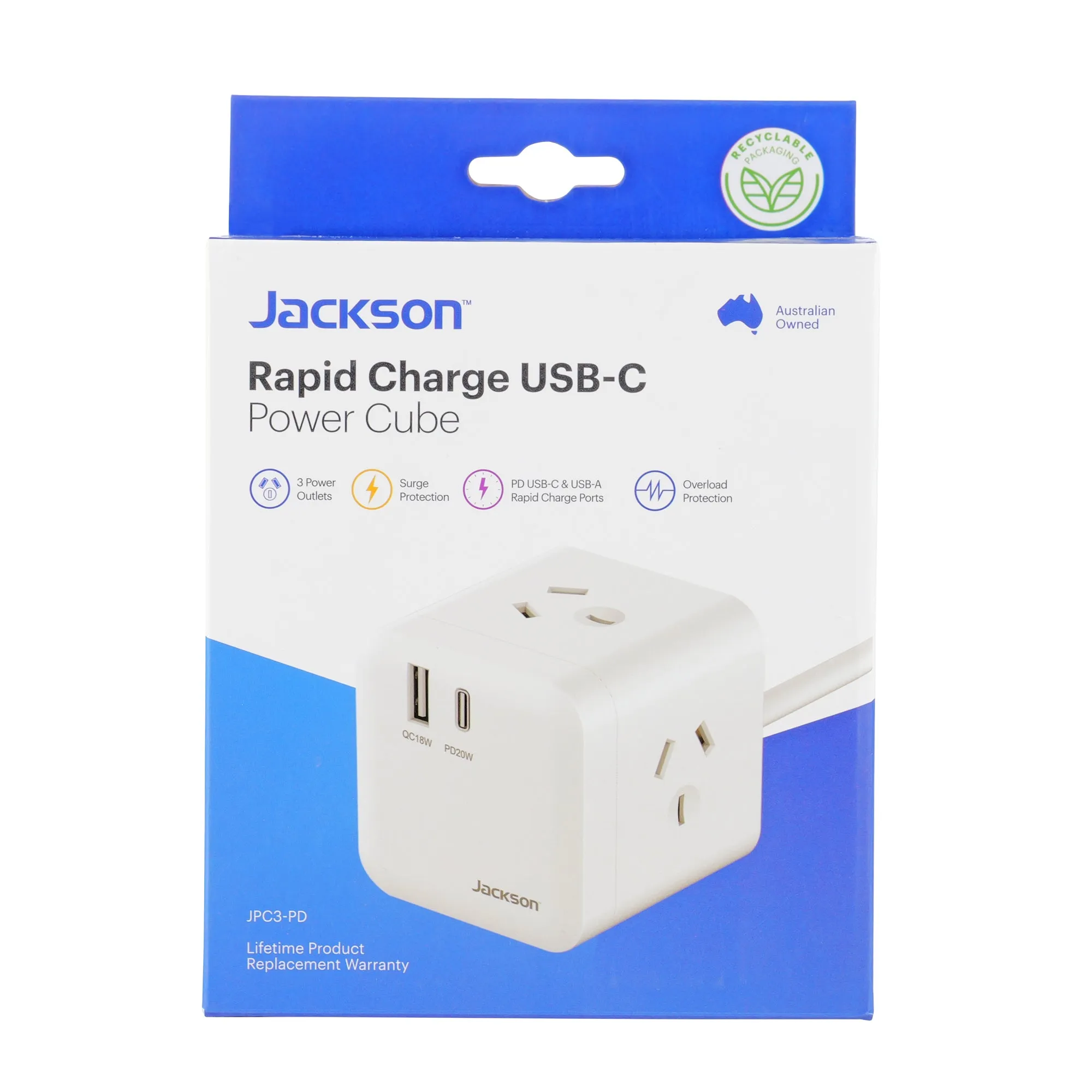 Rapid Charge USB-C Power Cube