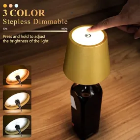 Rechargeable LED Portable Cordless Dimming Touch Wine Whiskey Bottle Lamp Lights