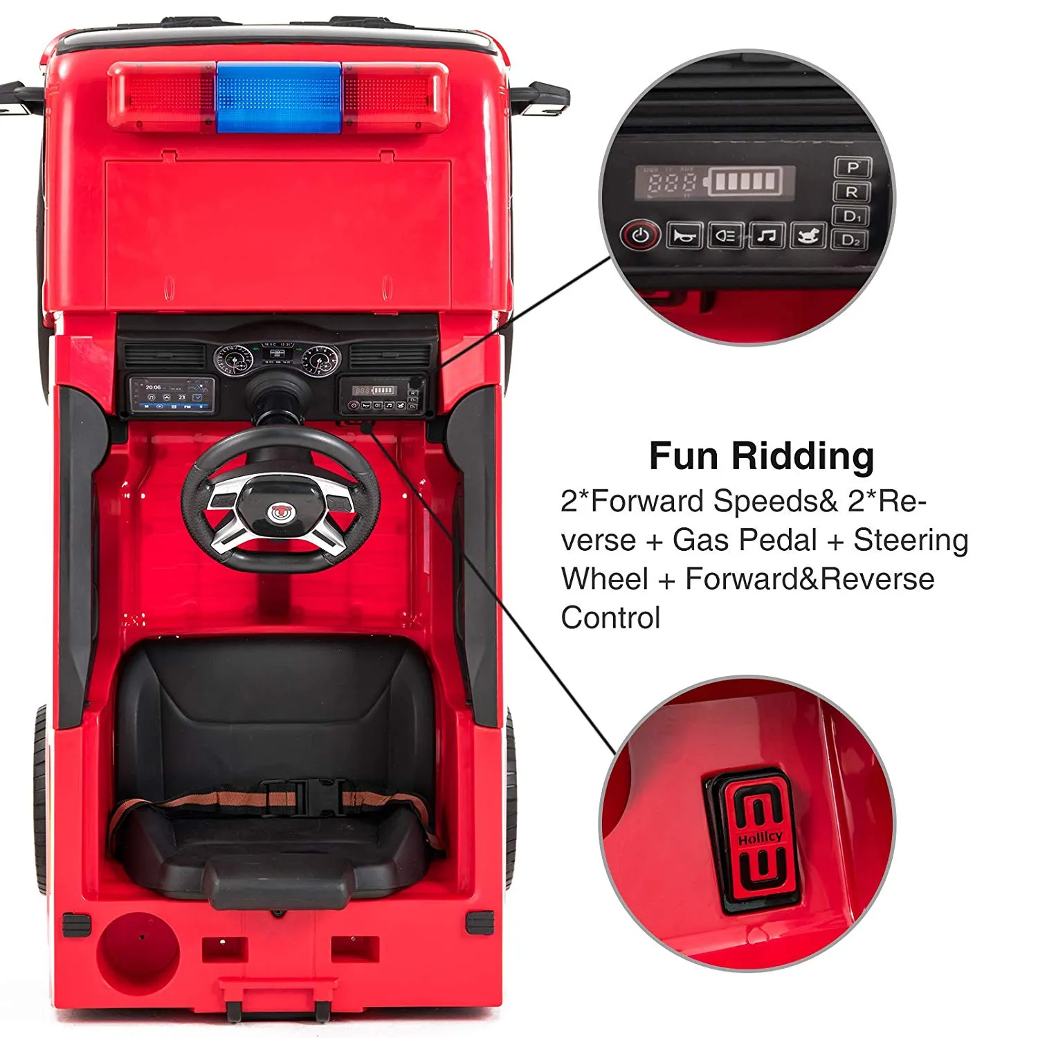 RiiRoo 12V Fire Engine