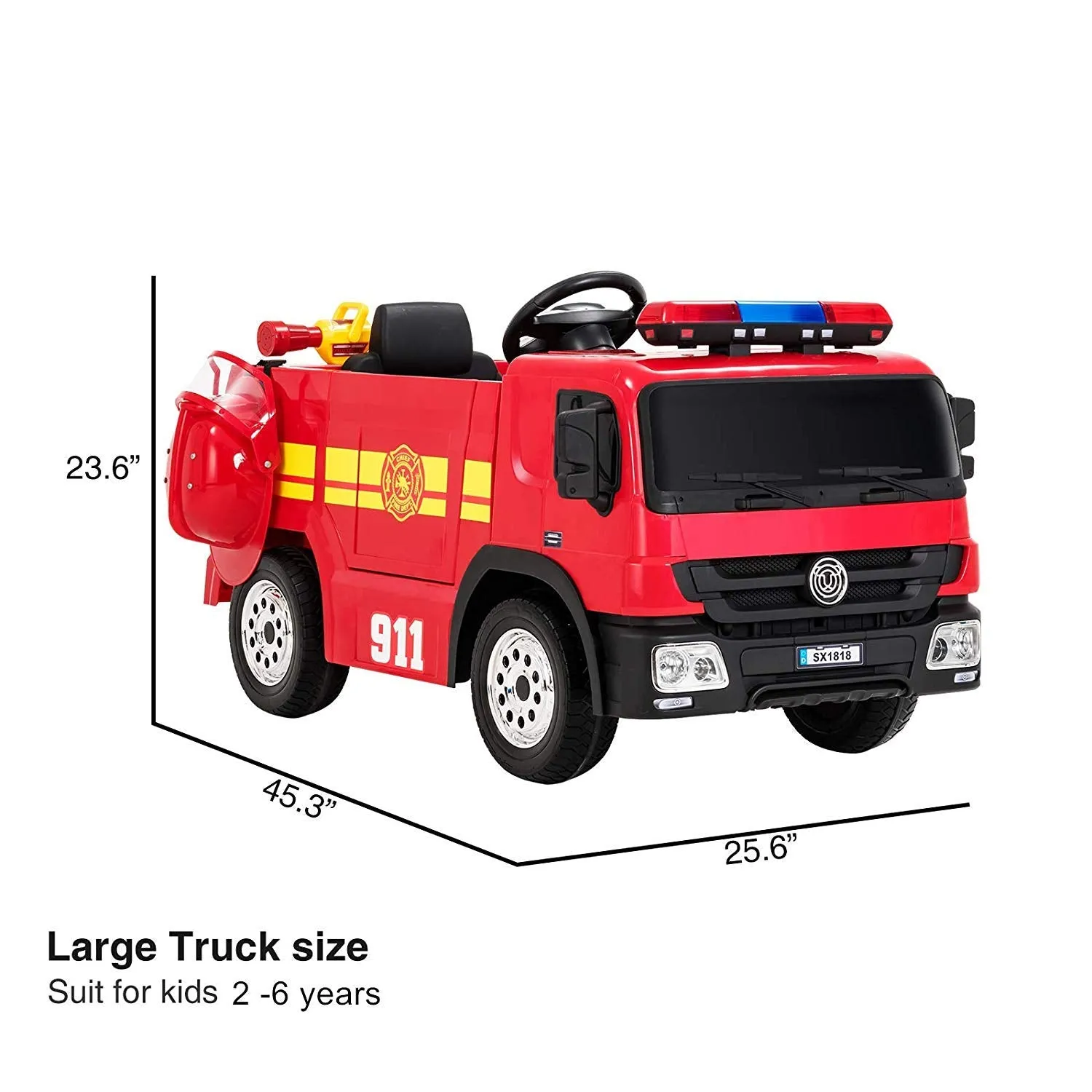 RiiRoo 12V Fire Engine