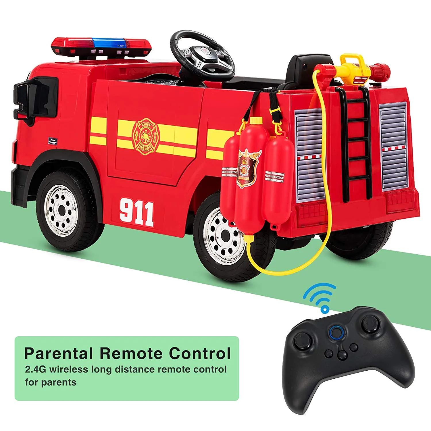 RiiRoo 12V Fire Engine