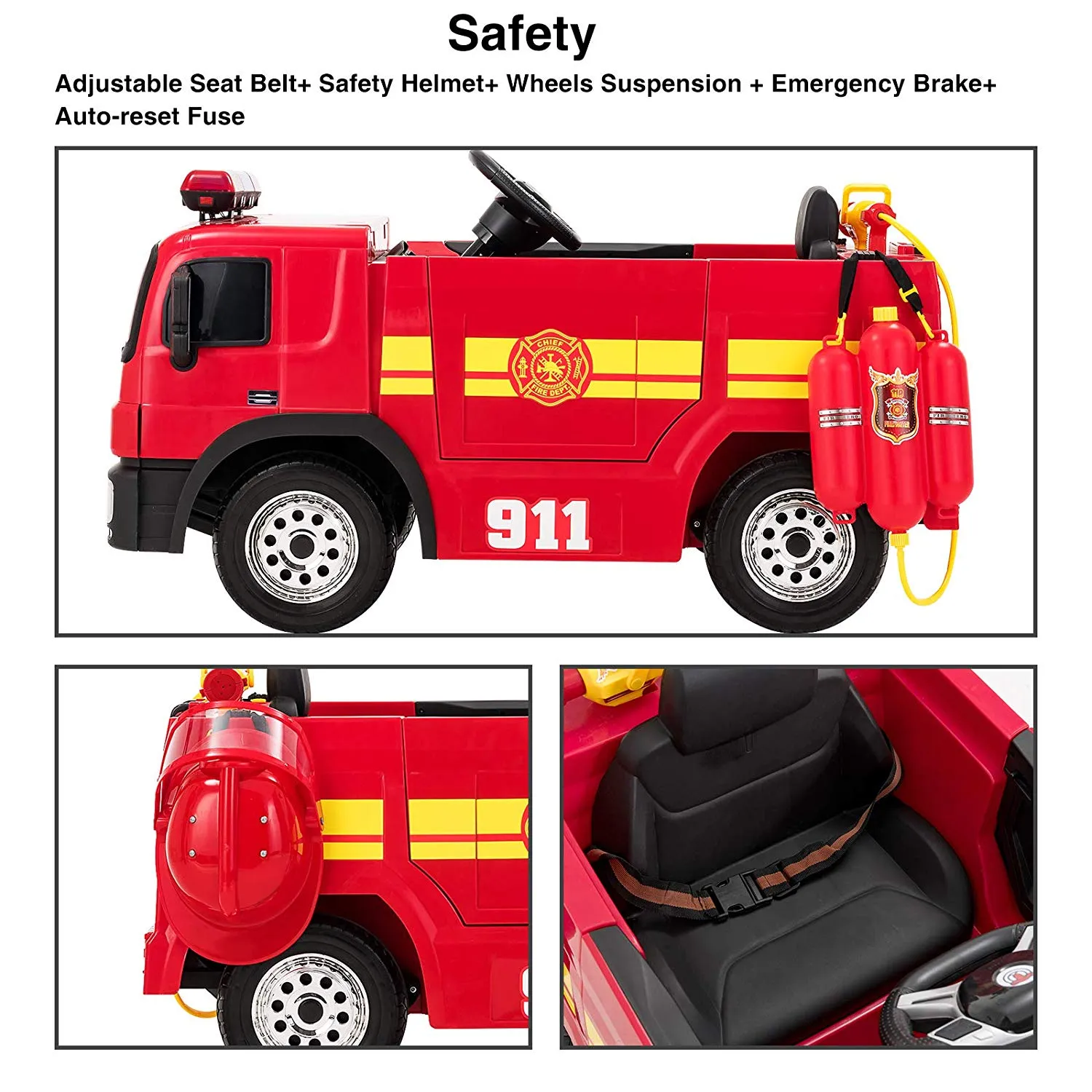 RiiRoo 12V Fire Engine