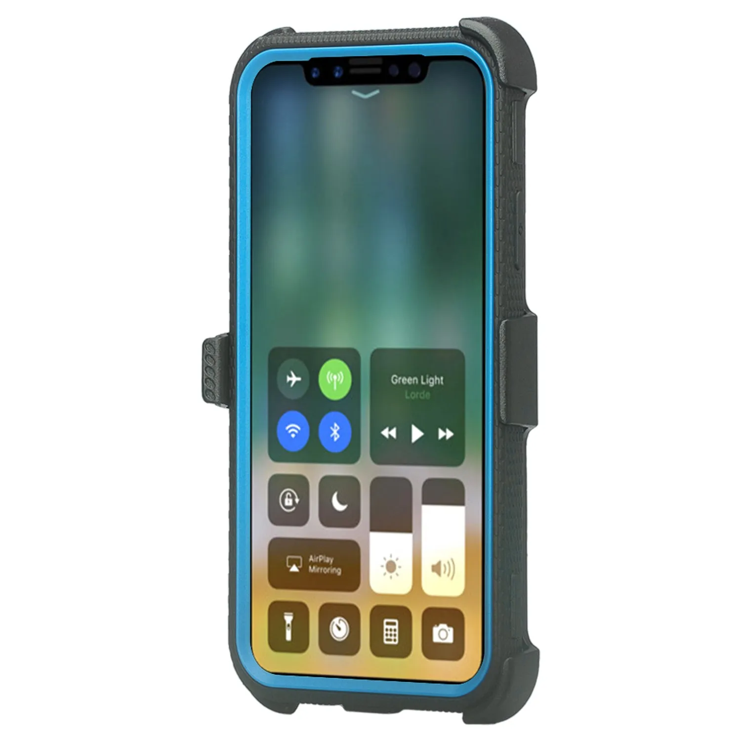 Samsung Galaxy A10e Case, Galaxy A10e Case, Triple Protection 3-1 w/ Built in Screen Protector Heavy Duty Holster Shell Combo Case - Blue