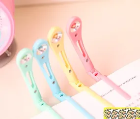 Sarah Wong Mini Portable LED Reading Lamp Energy-saving Travel Bedroom Night Light Book Bright Light with Clip Folder of Lights Flexible