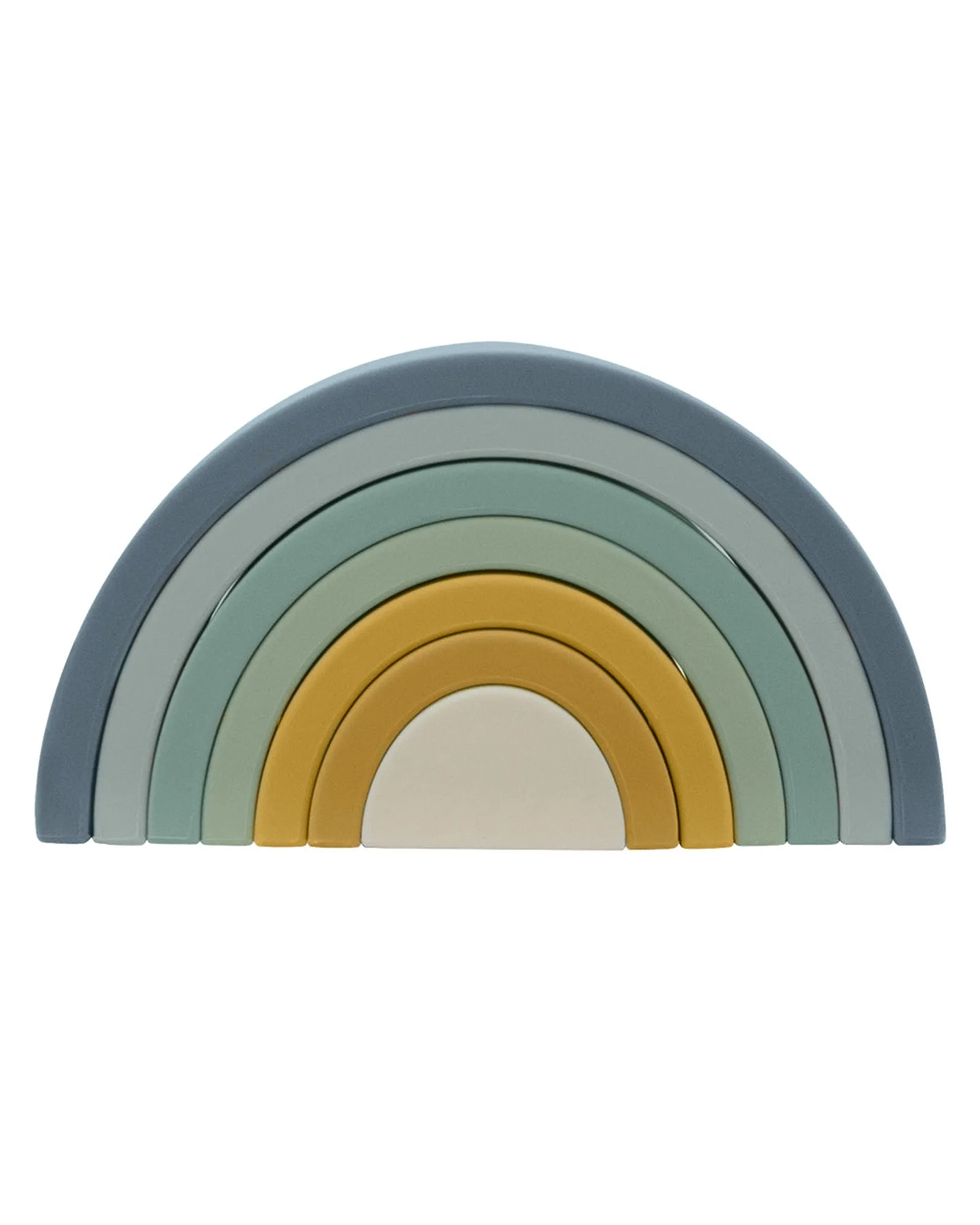 Silicone Rainbow Puzzle Steel Blue