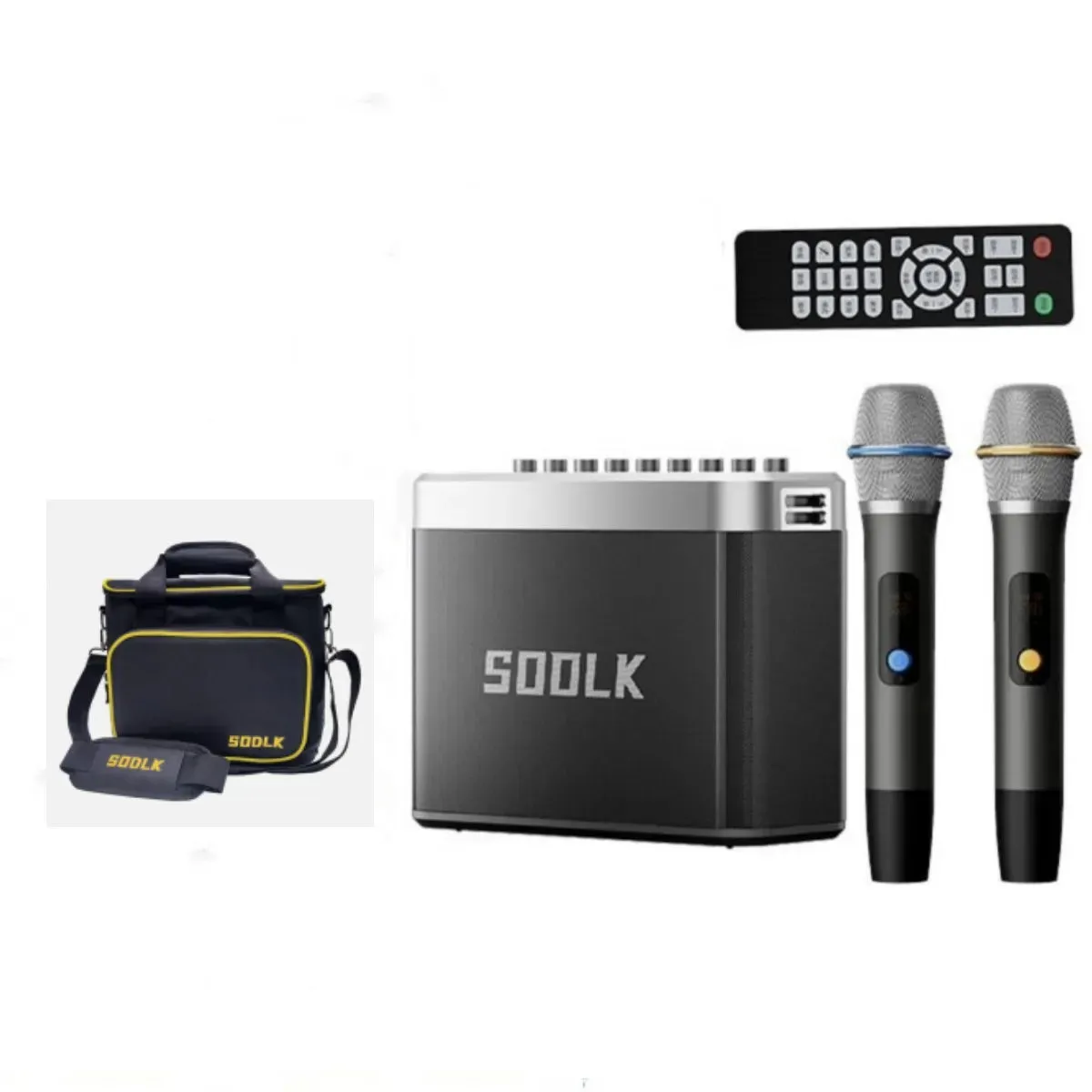 SODLK S1314 Highpower 200W Wireles Bluetooth Speaker Outdoor Karaoke Sound 4 Horn Heavy Bass 24000mAh Battery Super-long Standby