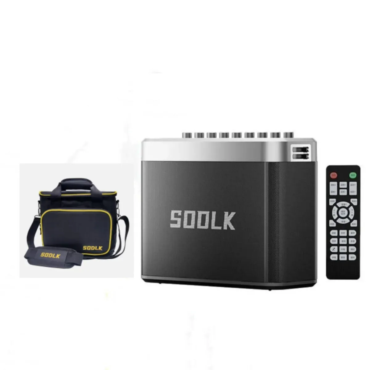 SODLK S1314 Highpower 200W Wireles Bluetooth Speaker Outdoor Karaoke Sound 4 Horn Heavy Bass 24000mAh Battery Super-long Standby