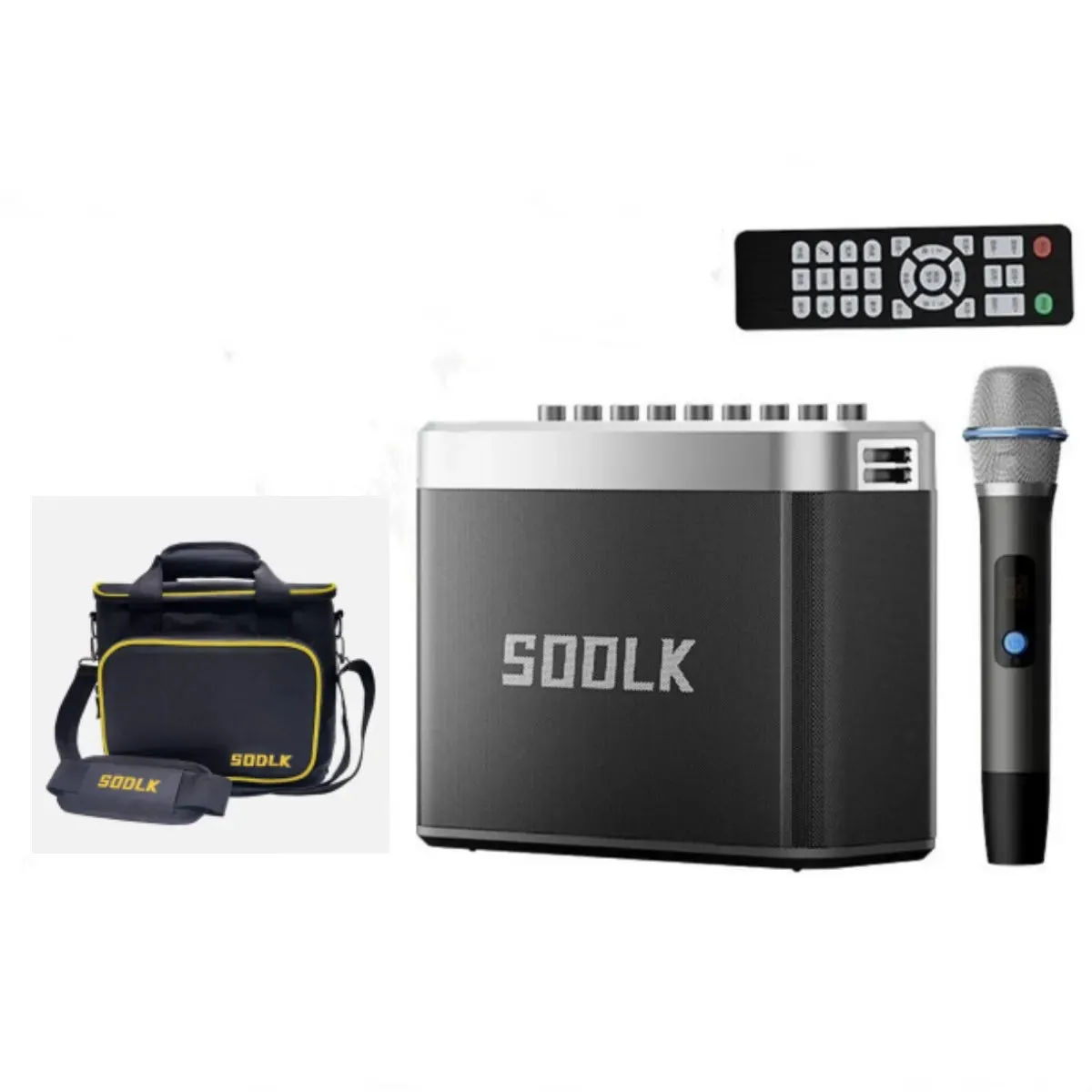 SODLK S1314 Highpower 200W Wireles Bluetooth Speaker Outdoor Karaoke Sound 4 Horn Heavy Bass 24000mAh Battery Super-long Standby