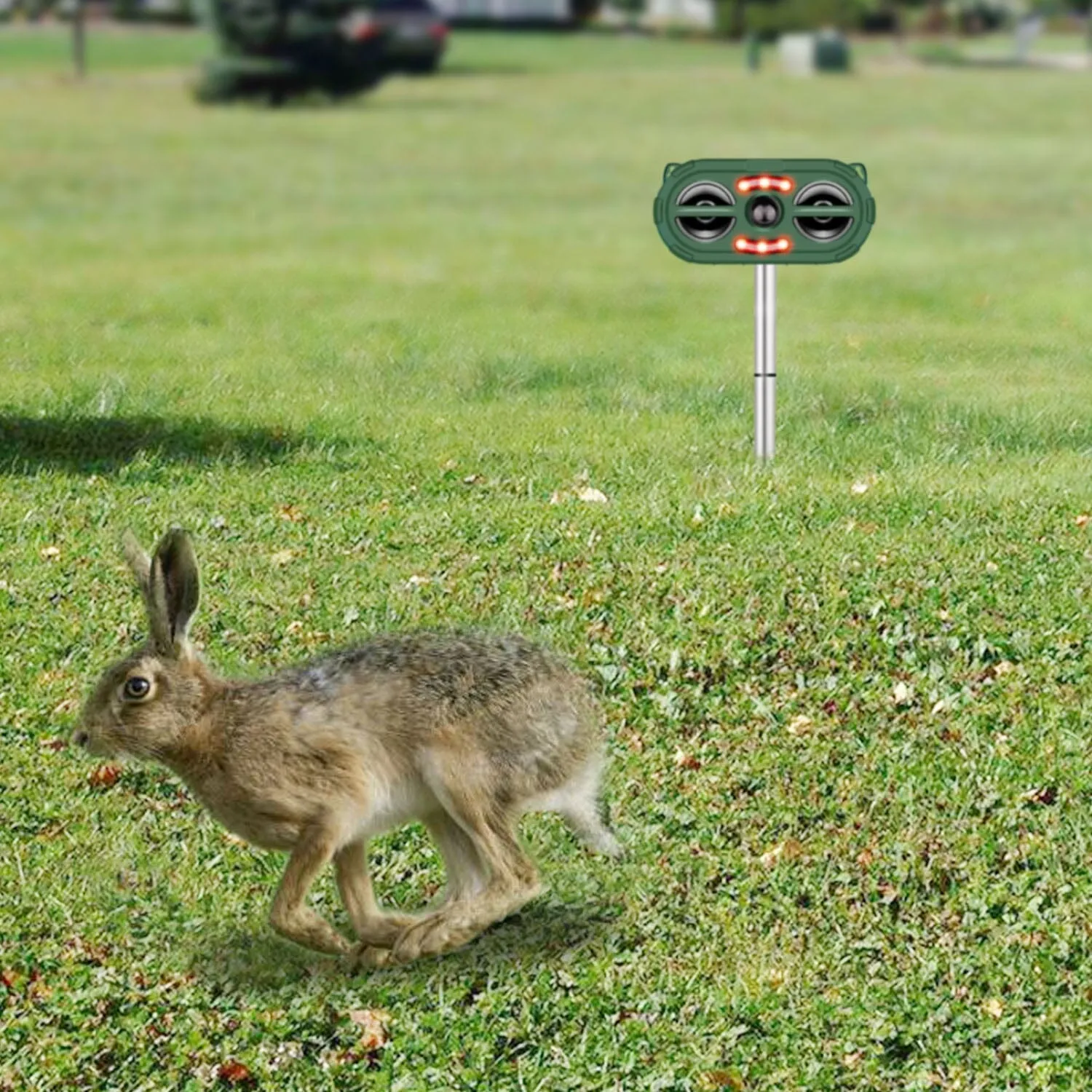 Solar Ultrasonic Animal Repeller Motion Sensor