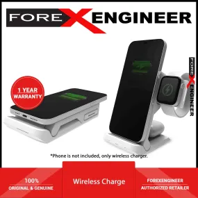 STM ChargeTree Go - Foldable Wireless Charger 15W Max Phone Output - White ( Barcode: 810046111154 )