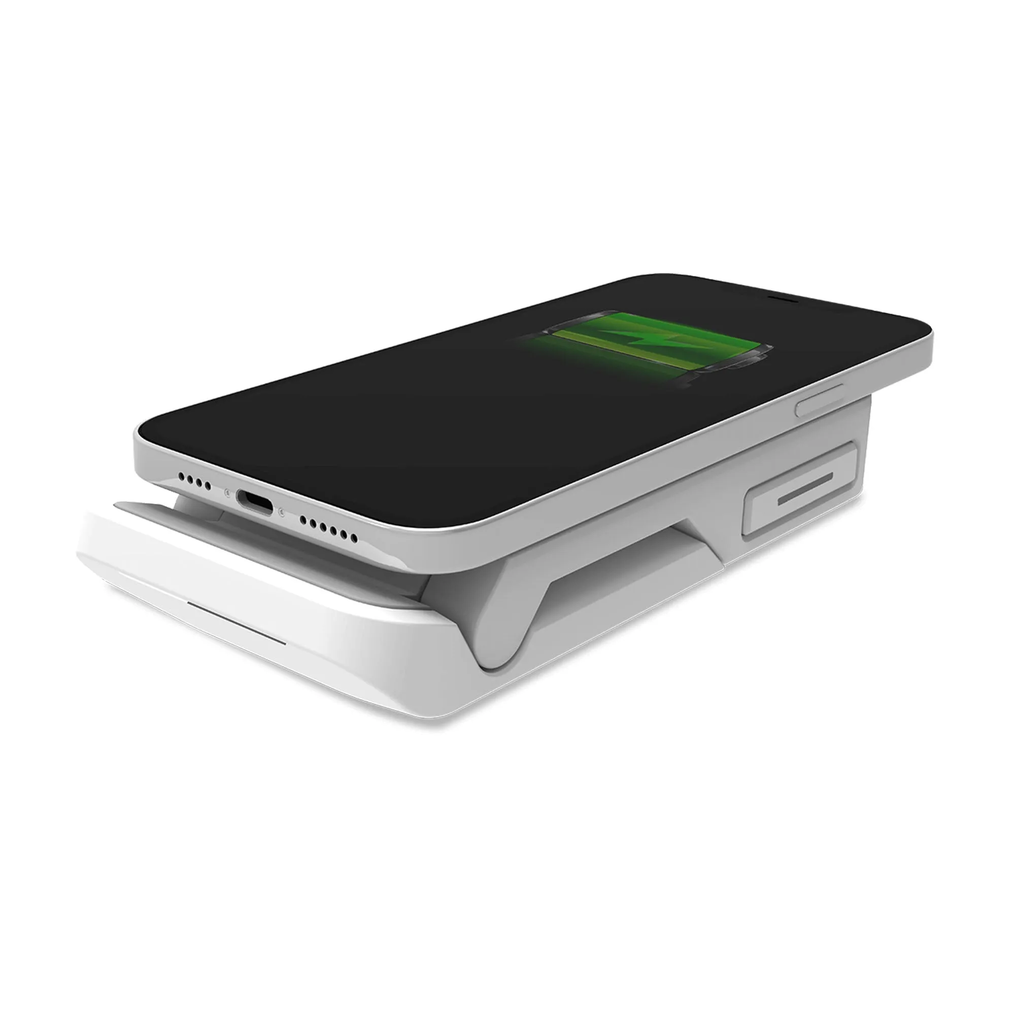 STM ChargeTree Go - Foldable Wireless Charger 15W Max Phone Output - White ( Barcode: 810046111154 )